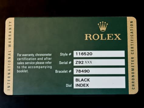 rolex certificaat kwijt